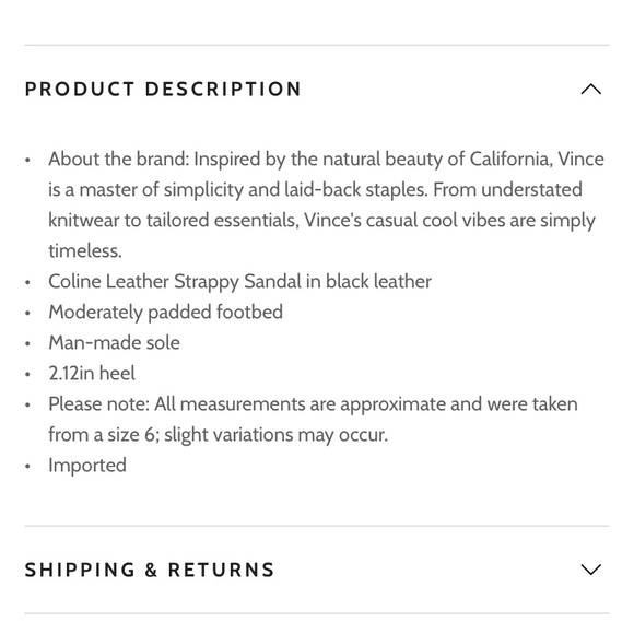 Vince Coline Leather Strappy Sandal - Picture 4 of 4